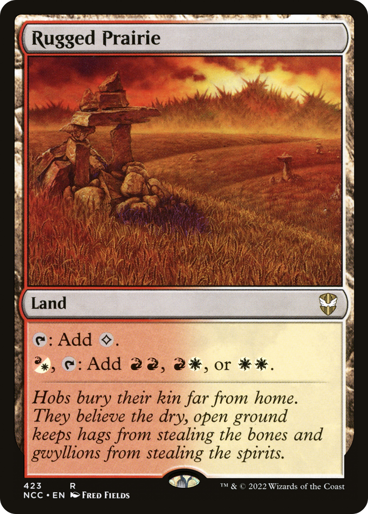 Rugged Prairie (NCC-423) - New Capenna Commander - Premium MTG Single from Wizards of the Coast - Just $0.24! Shop now at Game Crave Tournament Store