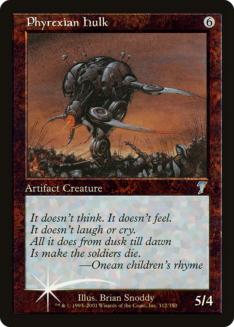 Phyrexian Hulk (7ED-312★) - Seventh Edition Foil - Premium MTG Single from Wizards of the Coast - Just $1.96! Shop now at Game Crave Tournament Store