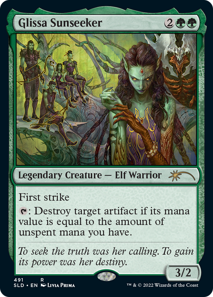 Glissa Sunseeker (SLD-491) - Secret Lair Drop Foil - Premium MTG Single from Wizards of the Coast - Just $2.11! Shop now at Game Crave Tournament Store