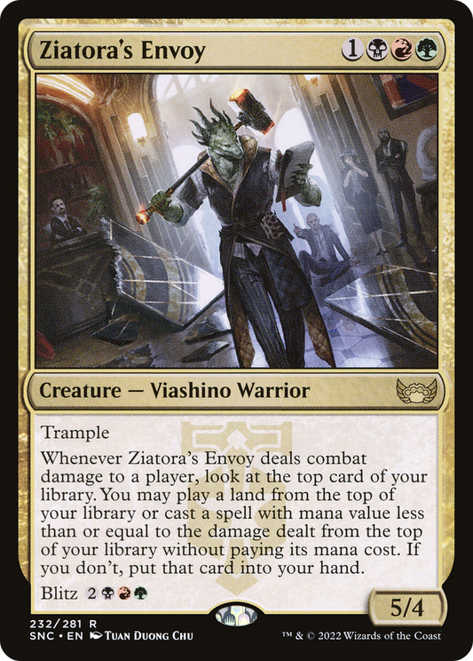 Ziatora's Envoy (SNC-232) - Streets of New Capenna - Premium MTG Single from Wizards of the Coast - Just $0.08! Shop now at Game Crave Tournament Store