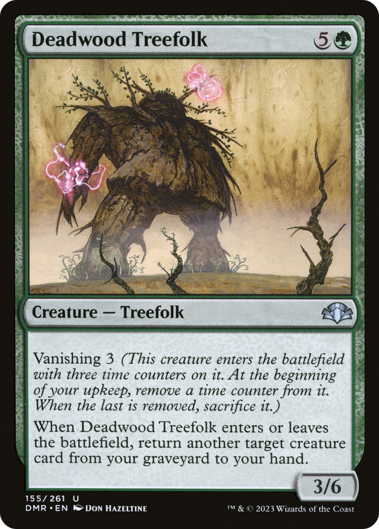 Deadwood Treefolk (DMR-155) - Dominaria Remastered Foil - Premium MTG Single from Wizards of the Coast - Just $0.08! Shop now at Game Crave Tournament Store