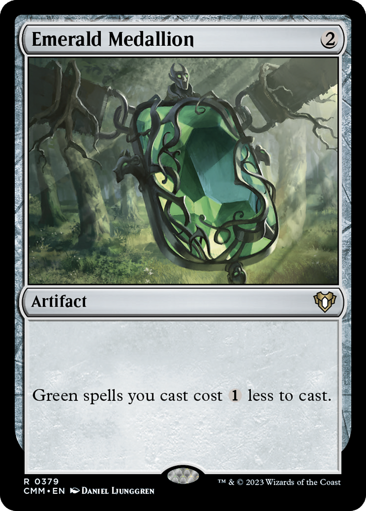 Emerald Medallion (CMM-379) - Commander Masters - Premium MTG Single from Wizards of the Coast - Just $0.46! Shop now at Game Crave Tournament Store