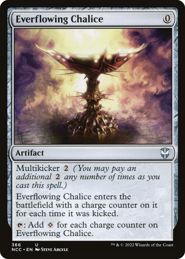 Everflowing Chalice (NCC-366) - New Capenna Commander - Premium MTG Single from Wizards of the Coast - Just $0.41! Shop now at Game Crave Tournament Store