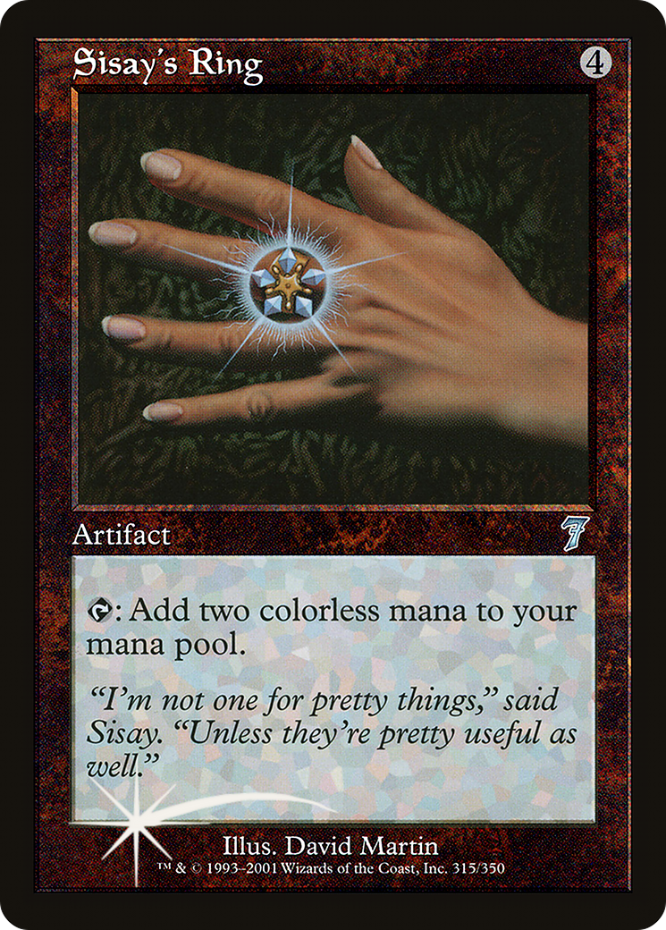 Sisay's Ring (7ED-315★) - Seventh Edition Foil - Premium MTG Single from Wizards of the Coast - Just $7.89! Shop now at Game Crave Tournament Store