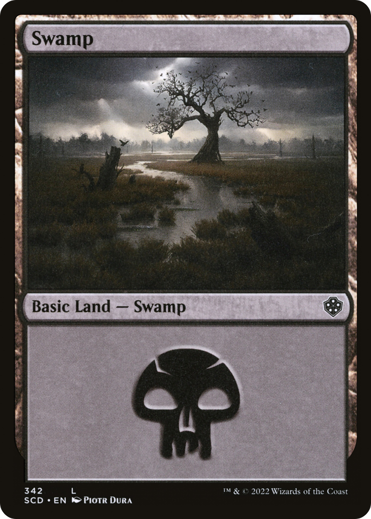 Swamp (SCD-342) - Starter Commander Decks - Premium MTG Single from Wizards of the Coast - Just $0.08! Shop now at Game Crave Tournament Store