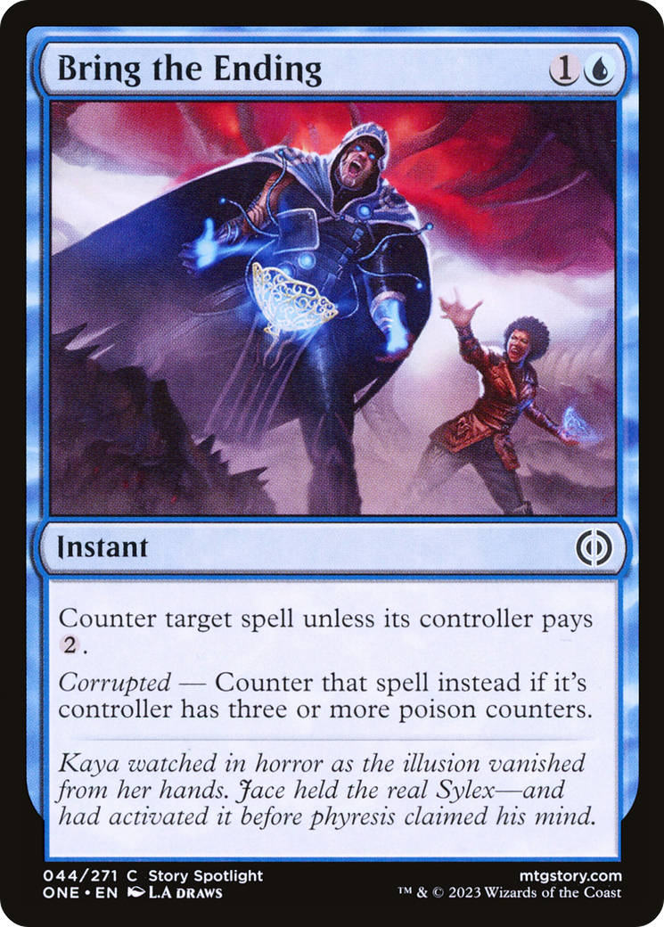 Bring the Ending (ONE-044) - Phyrexia: All Will Be One - Premium MTG Single from Wizards of the Coast - Just $0.25! Shop now at Game Crave Tournament Store