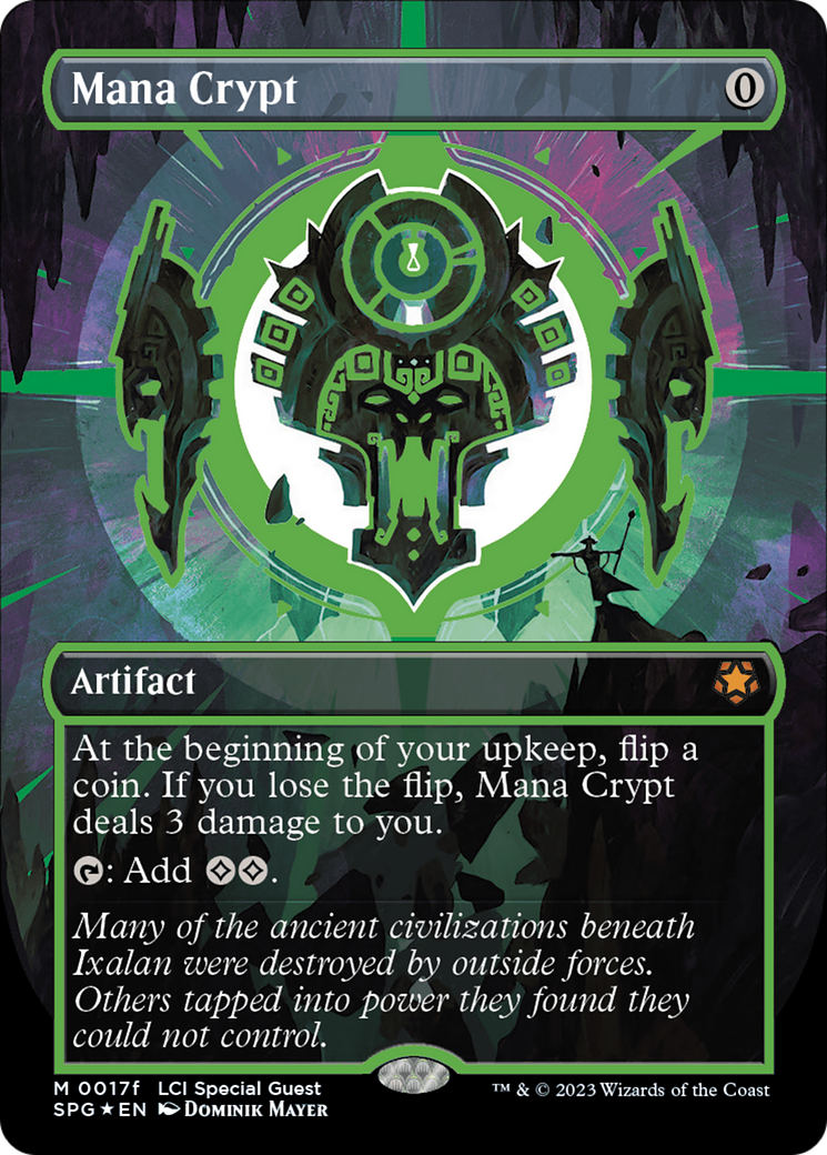 Mana Crypt (SPG-17F) - Special Guests (Borderless) Foil - Premium MTG Single from Wizards of the Coast - Just $250.08! Shop now at Game Crave Tournament Store