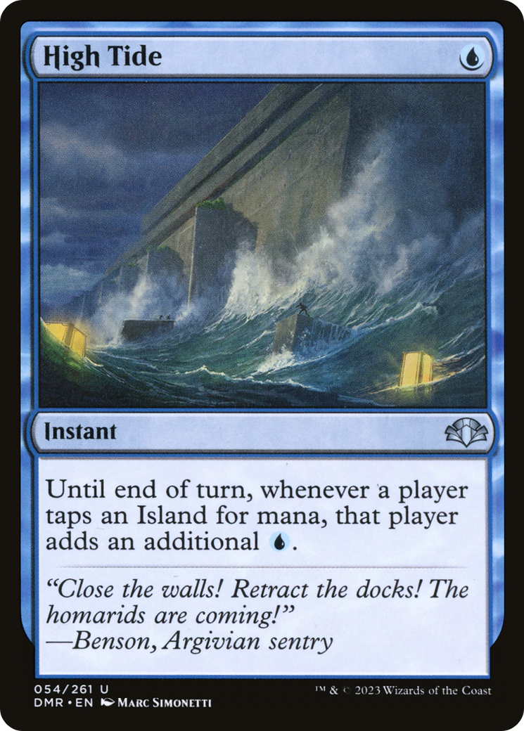 High Tide (DMR-054) - Dominaria Remastered Foil - Premium MTG Single from Wizards of the Coast - Just $0.64! Shop now at Game Crave Tournament Store
