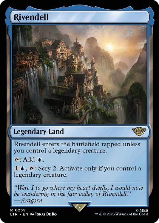 Rivendell (LTR-259) - The Lord of the Rings: Tales of Middle-earth - Premium MTG Single from Wizards of the Coast - Just $0.22! Shop now at Game Crave Tournament Store