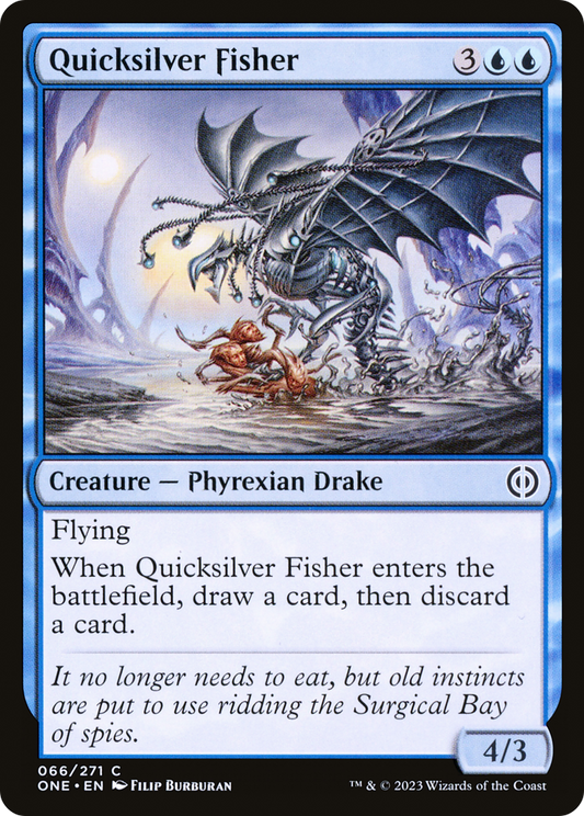Quicksilver Fisher (ONE-066) - Phyrexia: All Will Be One - Premium MTG Single from Wizards of the Coast - Just $0.08! Shop now at Game Crave Tournament Store