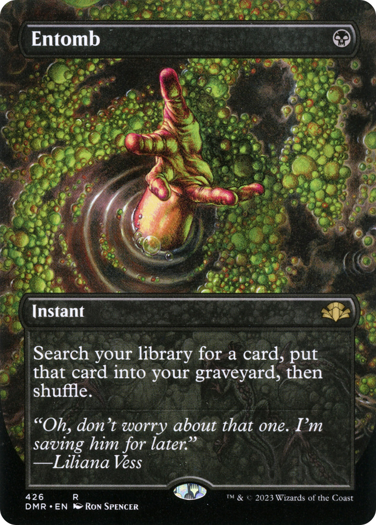 Entomb (DMR-426) - Dominaria Remastered (Borderless) - Premium MTG Single from Wizards of the Coast - Just $9.38! Shop now at Game Crave Tournament Store