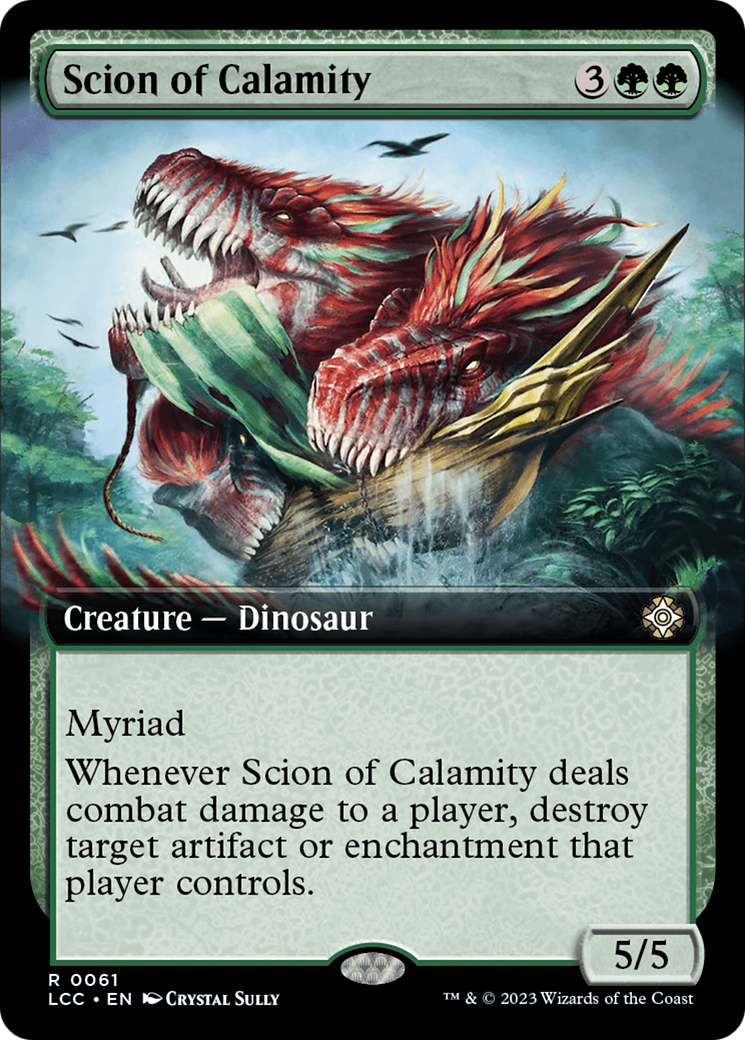 Scion of Calamity (LCC-061) - The Lost Caverns of Ixalan Commander: (Extended Art) Foil - Premium MTG Single from Wizards of the Coast - Just $0.49! Shop now at Game Crave Tournament Store