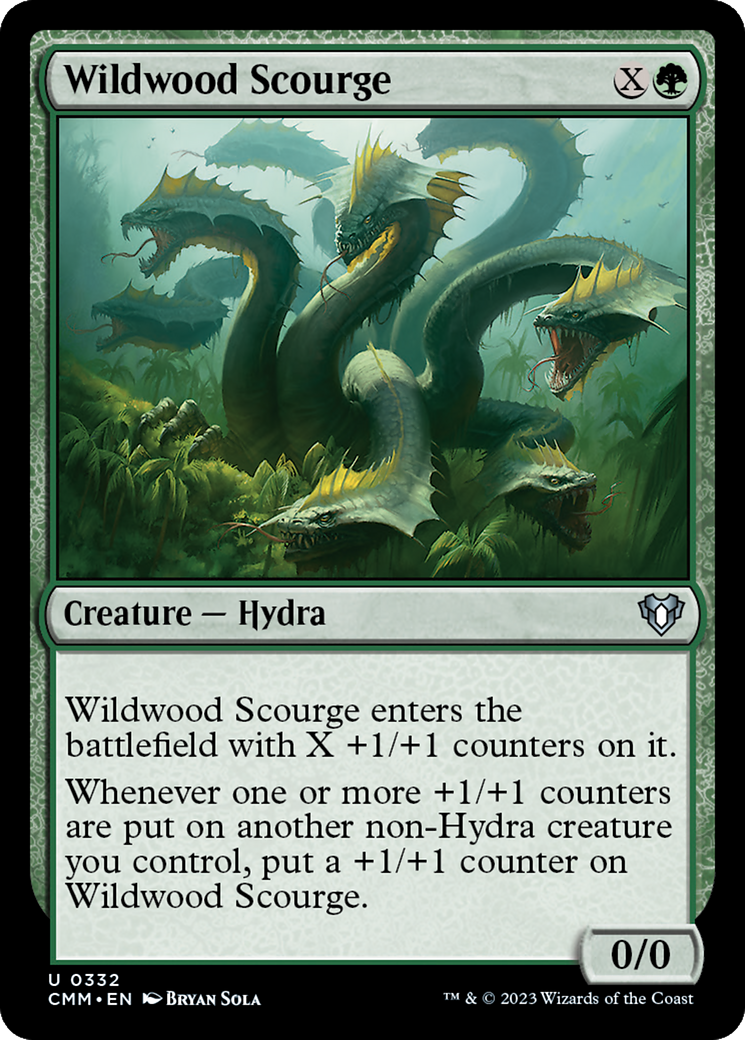 Wildwood Scourge (CMM-332) - Commander Masters Foil - Premium MTG Single from Wizards of the Coast - Just $0.08! Shop now at Game Crave Tournament Store