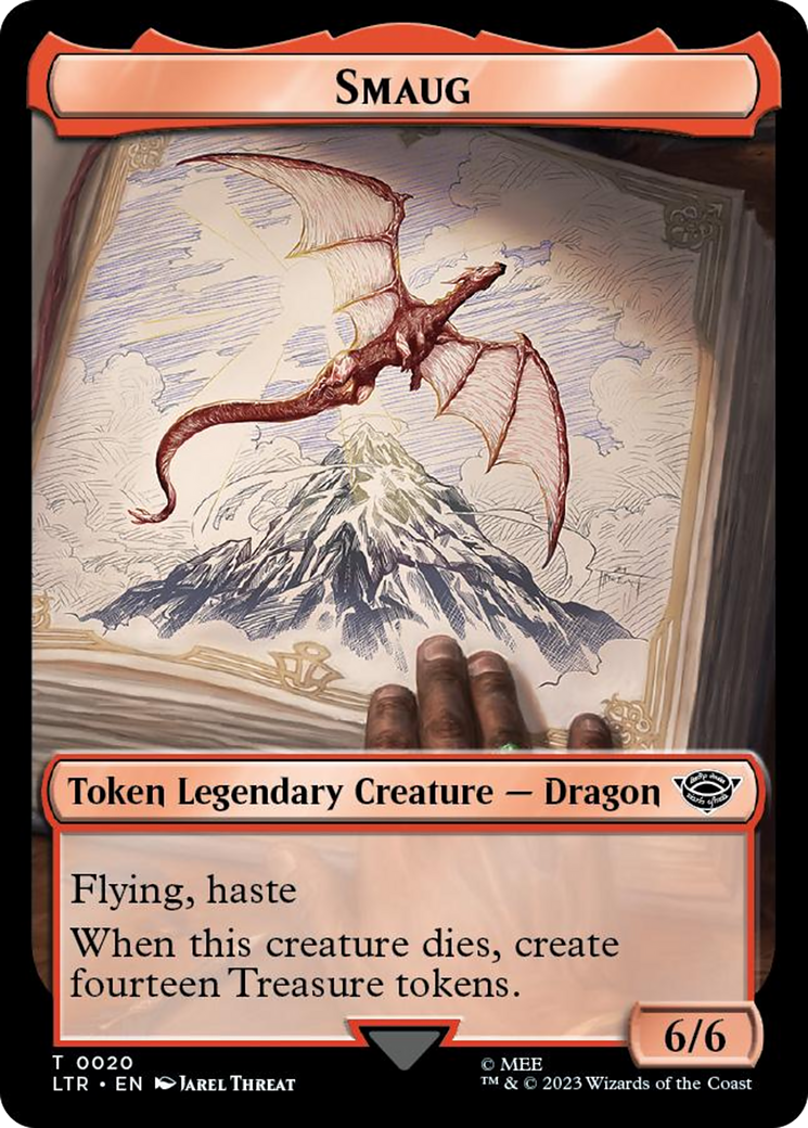 Smaug (TLTR-020) - Tales of Middle-earth Tokens Foil - Premium MTG Single from Wizards of the Coast - Just $0! Shop now at Game Crave Tournament Store