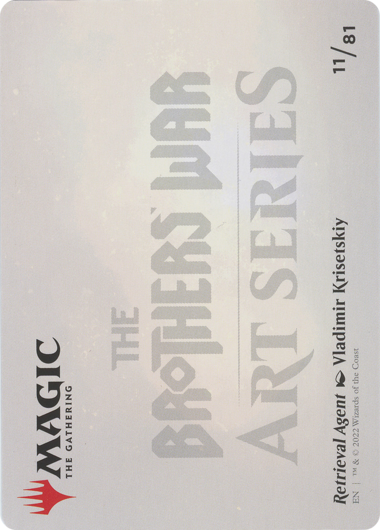 Retrieval Agent // Retrieval Agent (ABRO-011) - The Brothers' War Art Series (Borderless) - Premium MTG Single from Wizards of the Coast - Just $0! Shop now at Game Crave Tournament Store