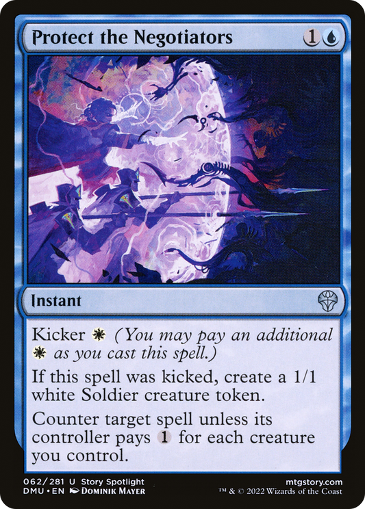 Protect the Negotiators (DMU-062) - Dominaria United - Premium MTG Single from Wizards of the Coast - Just $0.08! Shop now at Game Crave Tournament Store