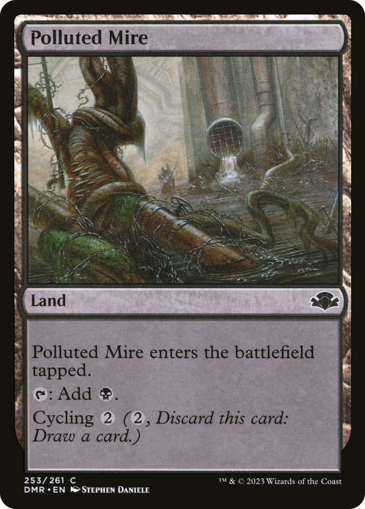 Polluted Mire (DMR-253) - Dominaria Remastered - Premium MTG Single from Wizards of the Coast - Just $0.08! Shop now at Game Crave Tournament Store