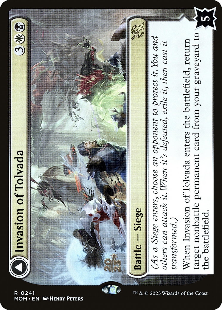Invasion of Tolvada // The Broken Sky (PMOM-241S) - March of the Machine Promos Foil - Premium MTG Single from Wizards of the Coast - Just $0.38! Shop now at Game Crave Tournament Store