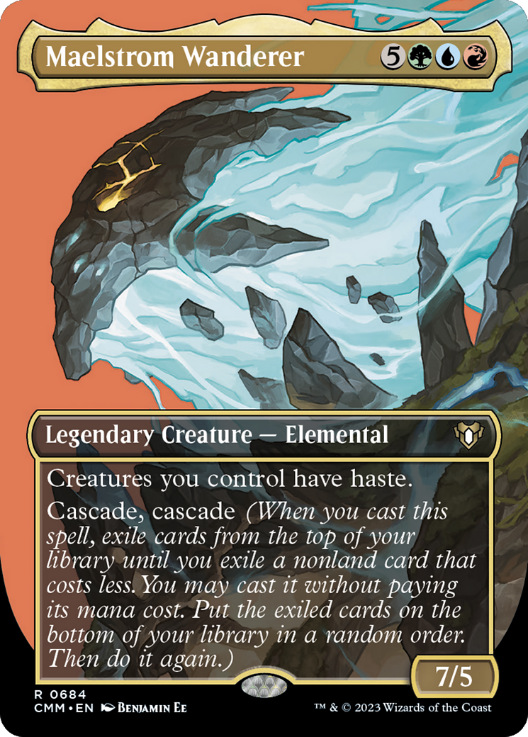 Maelstrom Wanderer (CMM-684) - Commander Masters (Borderless) - Premium MTG Single from Wizards of the Coast - Just $0.53! Shop now at Game Crave Tournament Store