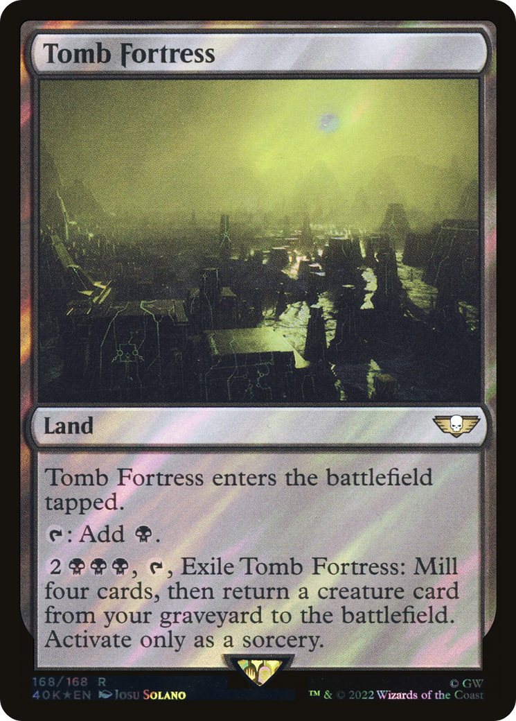Tomb Fortress (40K-168★) - Warhammer 40,000 Commander Foil - Premium MTG Single from Wizards of the Coast - Just $1.61! Shop now at Game Crave Tournament Store
