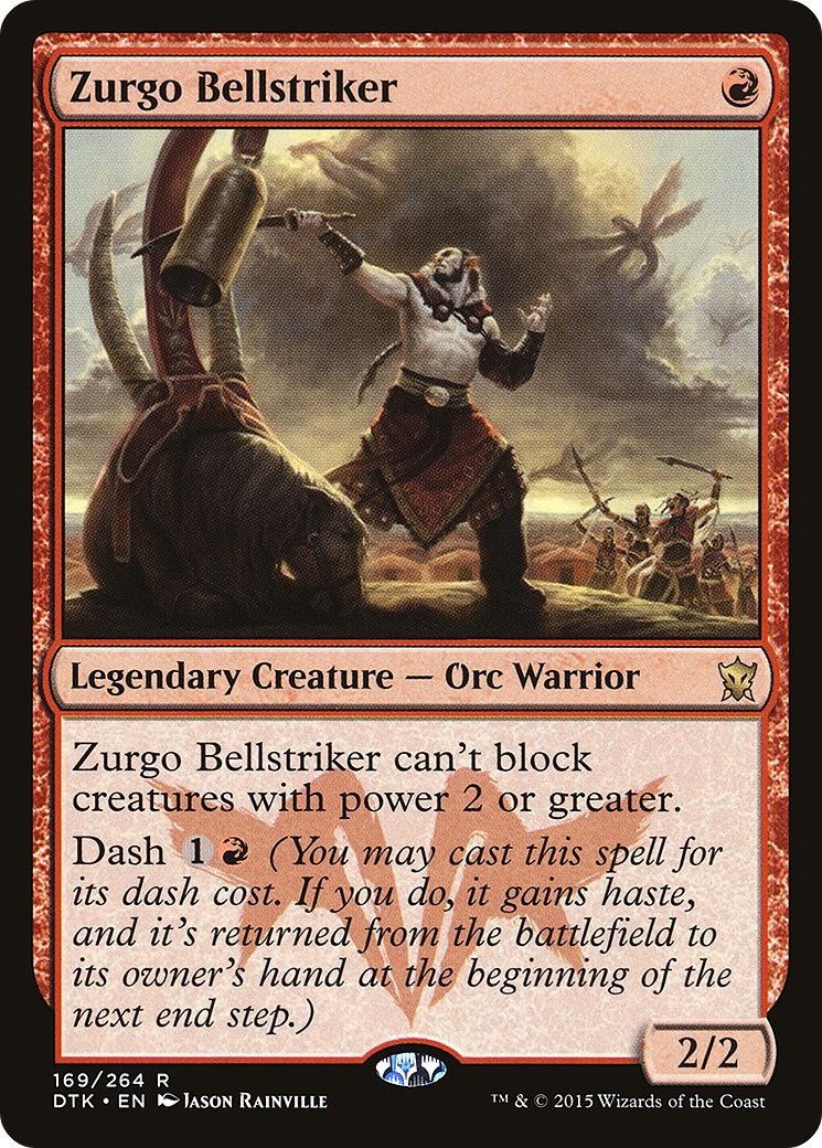 Zurgo Bellstriker (DTK-169) - Dragons of Tarkir - Premium MTG Single from Wizards of the Coast - Just $0.09! Shop now at Game Crave Tournament Store