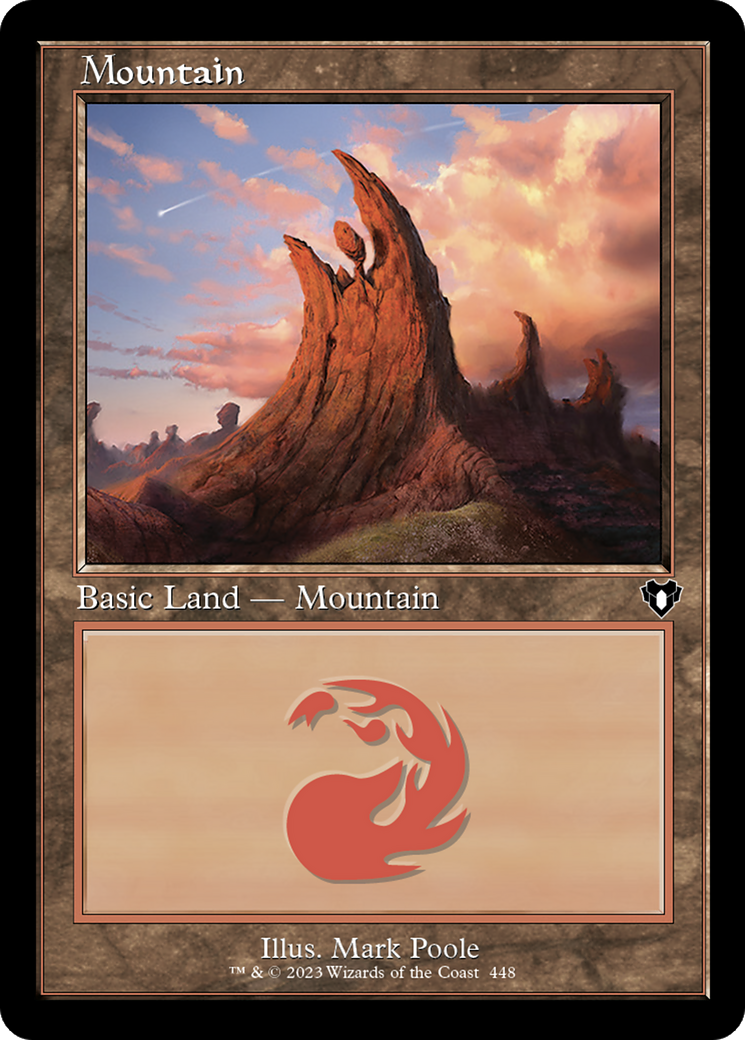 Mountain (CMM-448) - Commander Masters Foil - Premium MTG Single from Wizards of the Coast - Just $0.08! Shop now at Game Crave Tournament Store