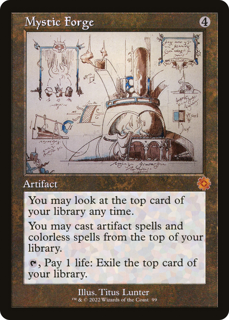 Mystic Forge (BRR-099) - The Brothers' War Retro Artifacts - Premium MTG Single from Wizards of the Coast - Just $1.02! Shop now at Game Crave Tournament Store