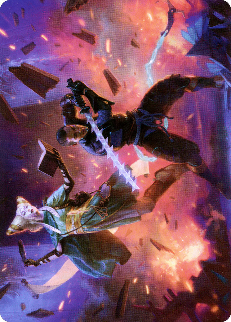 Explosive Entry // Explosive Entry (ANEO-013) - Neon Dynasty Art Series (Borderless) Foil - Premium MTG Single from Wizards of the Coast - Just $0! Shop now at Game Crave Tournament Store