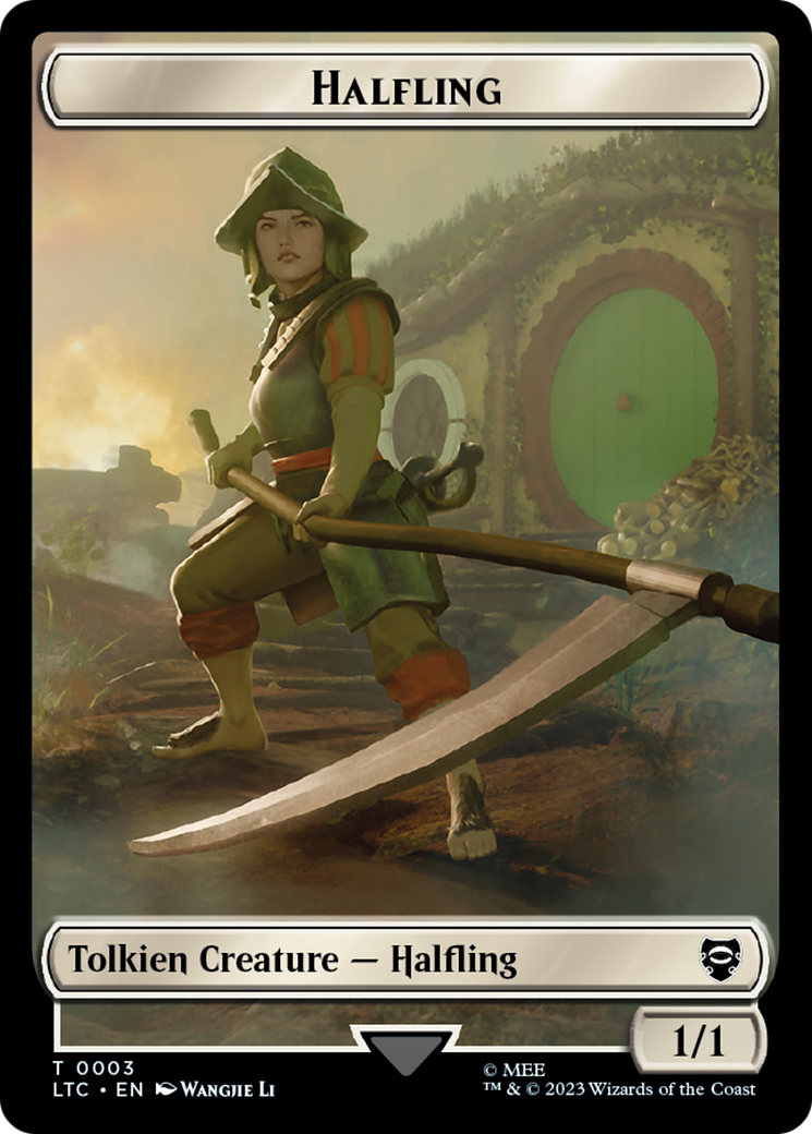 Halfling (TLTC-003) - Tales of Middle-earth Commander Tokens - Premium MTG Single from Wizards of the Coast - Just $0! Shop now at Game Crave Tournament Store