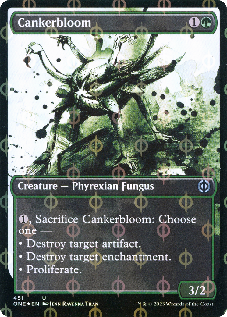 Cankerbloom (ONE-451) - Phyrexia: All Will Be One: (Showcase) Foil - Premium MTG Single from Wizards of the Coast - Just $0.53! Shop now at Game Crave Tournament Store