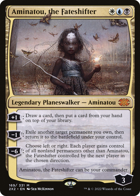 Aminatou, the Fateshifter (2X2-169) - Double Masters 2022 - Premium MTG Single from Wizards of the Coast - Just $2.41! Shop now at Game Crave Tournament Store