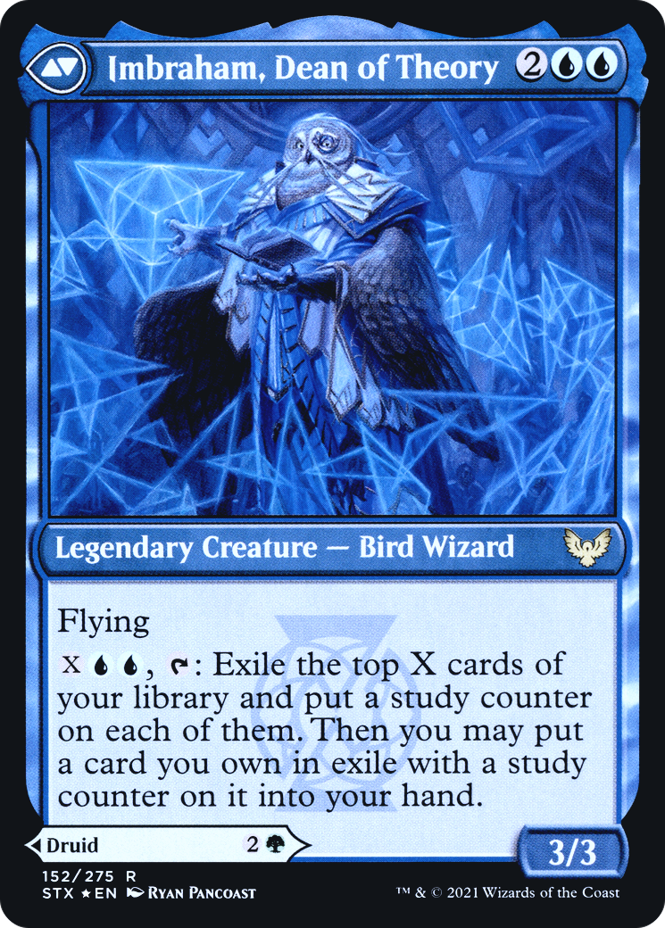 Kianne, Dean of Substance // Imbraham, Dean of Theory (PSTX-152S) - Strixhaven: School of Mages Promos Foil - Premium MTG Single from Wizards of the Coast - Just $0.08! Shop now at Game Crave Tournament Store