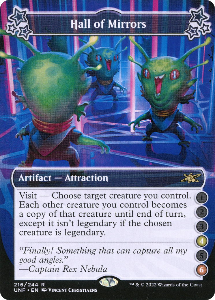 Hall of Mirrors (UNF-216B) - Unfinity - Premium MTG Single from Wizards of the Coast - Just $0.16! Shop now at Game Crave Tournament Store