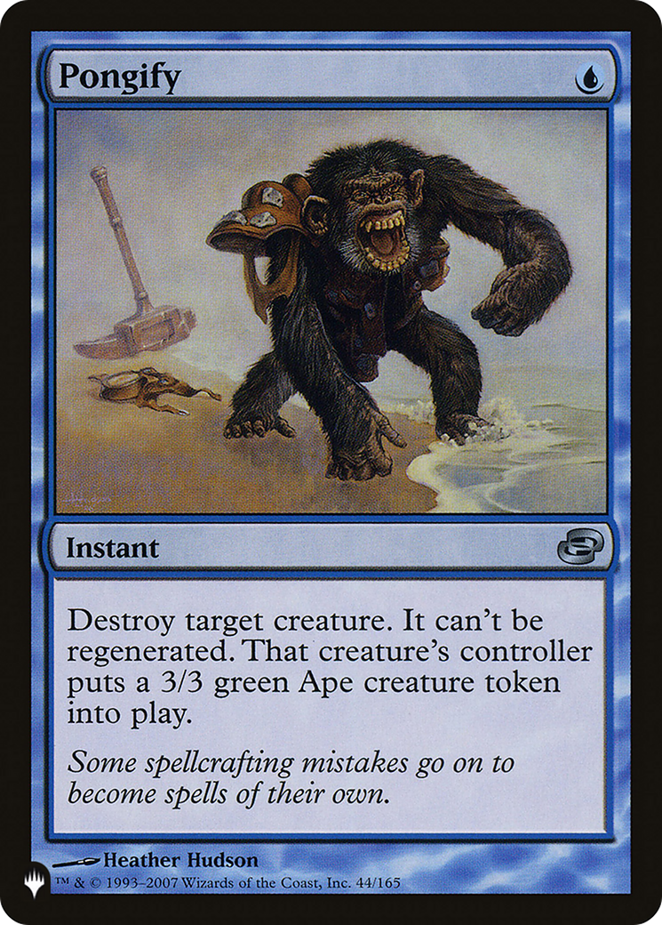 Pongify (PCTB-012) - From Cute to Brute - Premium MTG Single from Wizards of the Coast - Just $0.65! Shop now at Game Crave Tournament Store