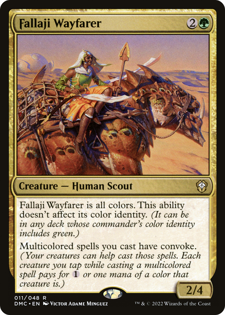 Fallaji Wayfarer (DMC-011) - Dominaria United Commander - Premium MTG Single from Wizards of the Coast - Just $0.50! Shop now at Game Crave Tournament Store