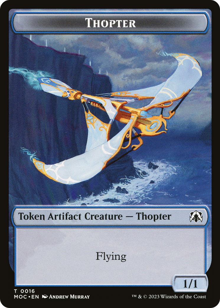 Thopter (TMOC-016) - March of the Machine Commander Tokens - Premium MTG Single from Wizards of the Coast - Just $0! Shop now at Game Crave Tournament Store