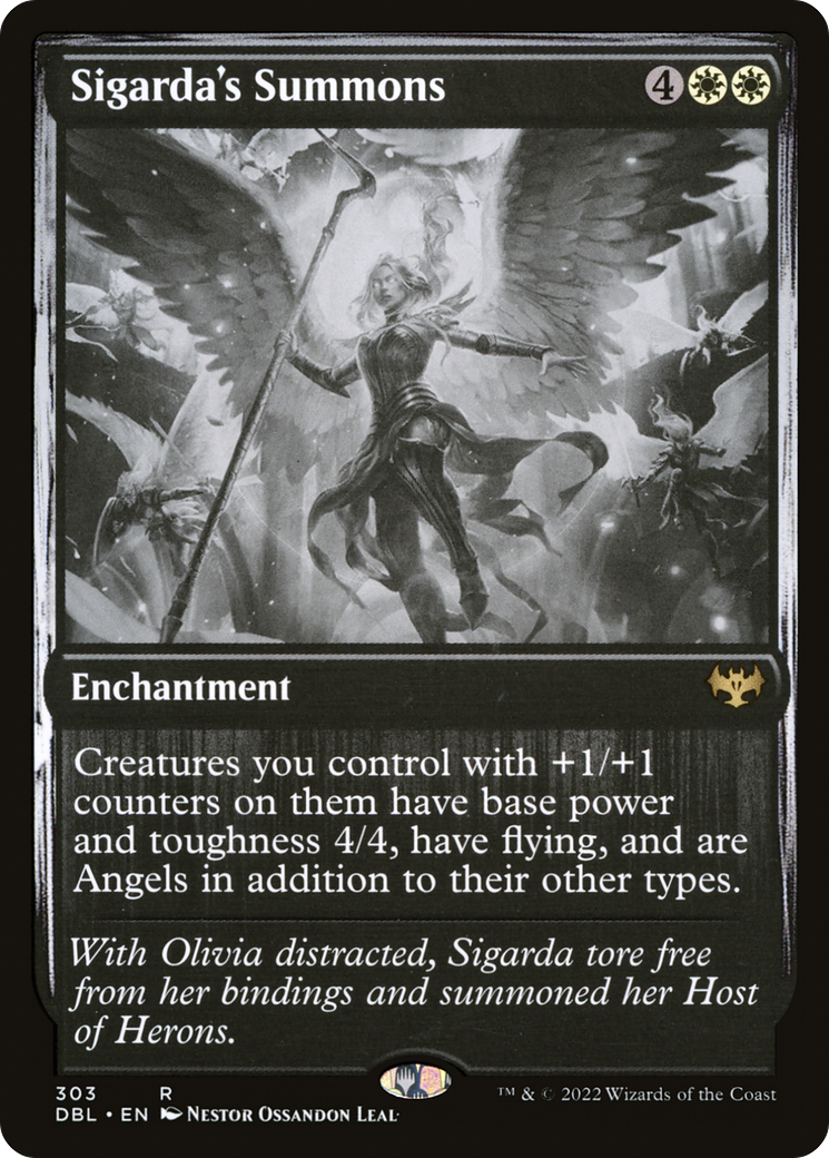 Sigarda's Summons (DBL-303) - Innistrad: Double Feature - Premium MTG Single from Wizards of the Coast - Just $0.48! Shop now at Game Crave Tournament Store