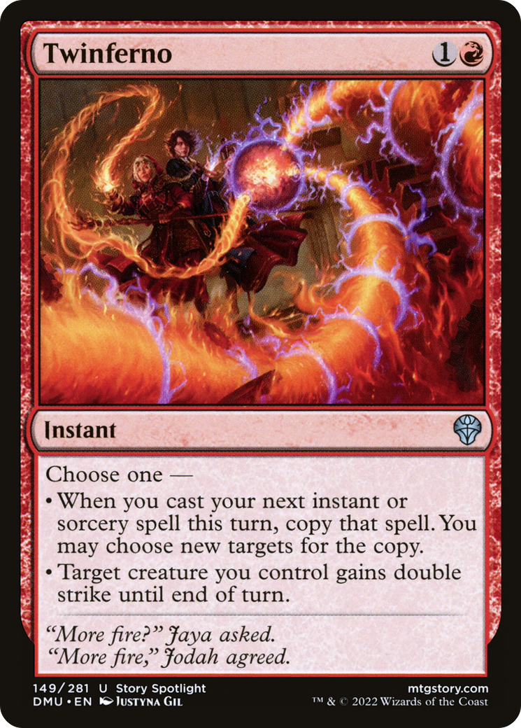 Twinferno (DMU-149) - Dominaria United - Premium MTG Single from Wizards of the Coast - Just $0.08! Shop now at Game Crave Tournament Store
