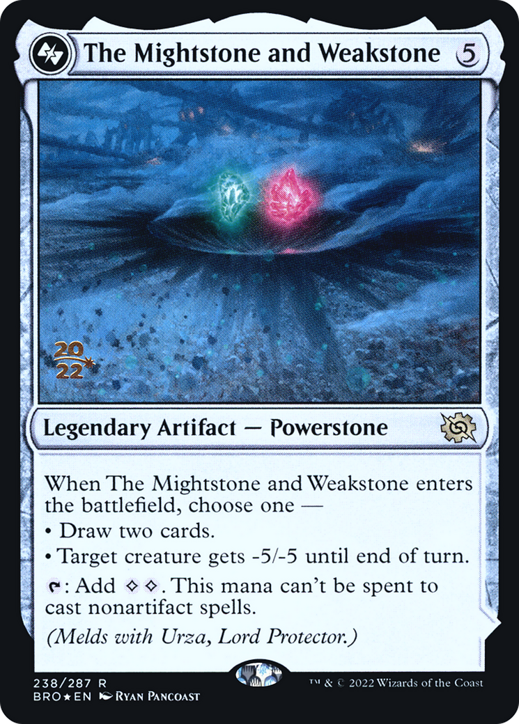 The Mightstone and Weakstone (PBRO-238AS) - The Brothers' War Promos Foil - Premium MTG Single from Wizards of the Coast - Just $9.17! Shop now at Game Crave Tournament Store