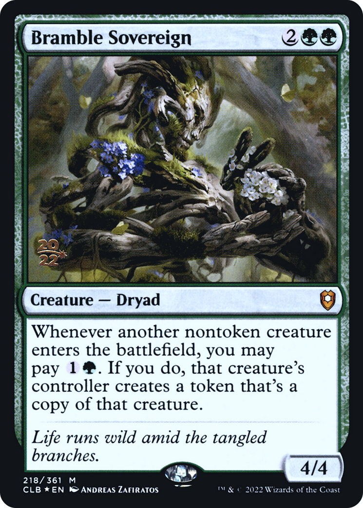 Bramble Sovereign (PCLB-218S) - Battle for Baldur's Gate Promos Foil - Premium MTG Single from Wizards of the Coast - Just $0.69! Shop now at Game Crave Tournament Store