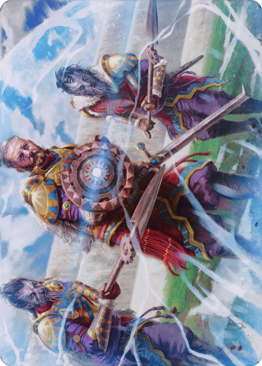 Argivian Phalanx // Argivian Phalanx (ADMU-003) - Dominaria United Art Series (Borderless) Foil - Premium MTG Single from Wizards of the Coast - Just $0! Shop now at Game Crave Tournament Store