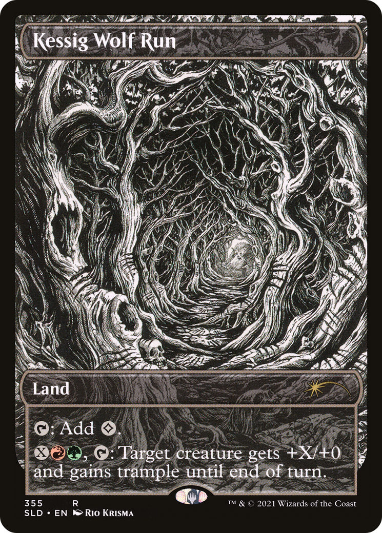 Kessig Wolf Run (SLD-355) - Secret Lair Drop Foil - Premium MTG Single from Wizards of the Coast - Just $11.02! Shop now at Game Crave Tournament Store
