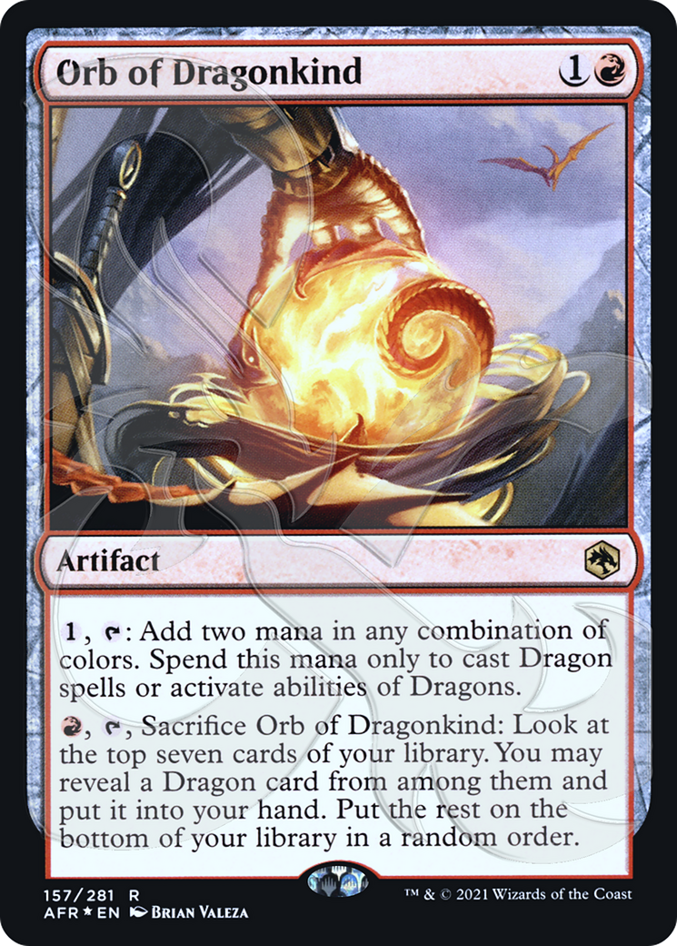 Orb of Dragonkind (PAFR-157A) - Adventures in the Forgotten Realms Promos Foil - Premium MTG Single from Wizards of the Coast - Just $14.82! Shop now at Game Crave Tournament Store