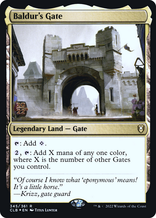 Baldur's Gate (PCLB-345S) - Battle for Baldur's Gate Promos Foil - Premium MTG Single from Wizards of the Coast - Just $4.01! Shop now at Game Crave Tournament Store