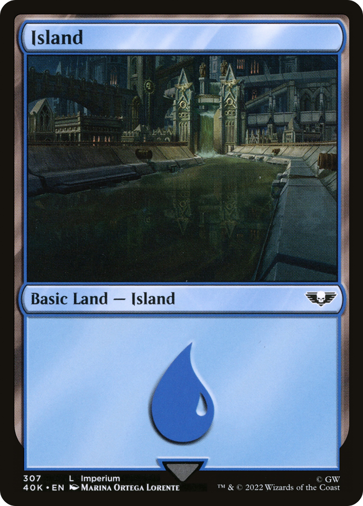 Island (40K-307) - Warhammer 40,000 Commander - Premium MTG Single from Wizards of the Coast - Just $0.08! Shop now at Game Crave Tournament Store