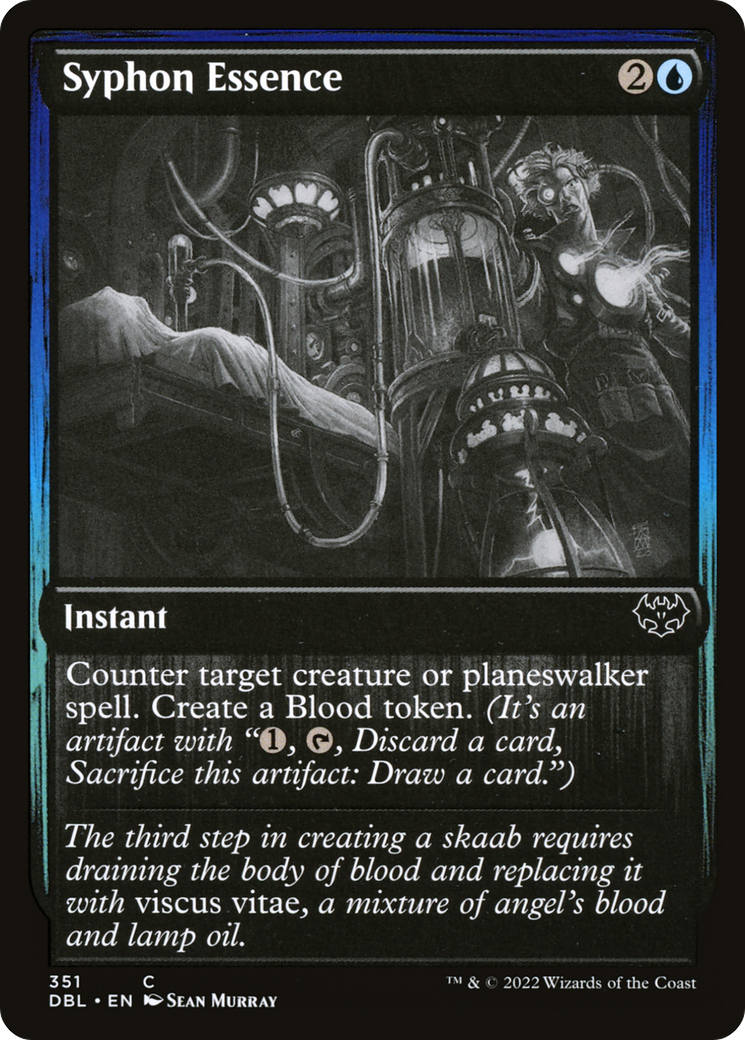 Syphon Essence (DBL-351) - Innistrad: Double Feature - Premium MTG Single from Wizards of the Coast - Just $0.08! Shop now at Game Crave Tournament Store