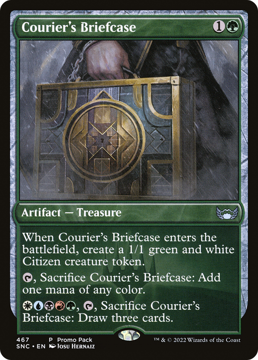Courier's Briefcase (SNC-467) - Streets of New Capenna - Premium MTG Single from Wizards of the Coast - Just $0.08! Shop now at Game Crave Tournament Store