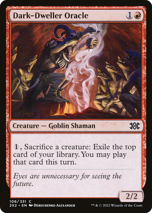Dark-Dweller Oracle (2X2-106) - Double Masters 2022 - Premium MTG Single from Wizards of the Coast - Just $0.08! Shop now at Game Crave Tournament Store