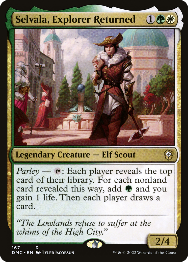 Selvala, Explorer Returned (DMC-167) - Dominaria United Commander - Premium MTG Single from Wizards of the Coast - Just $0.08! Shop now at Game Crave Tournament Store