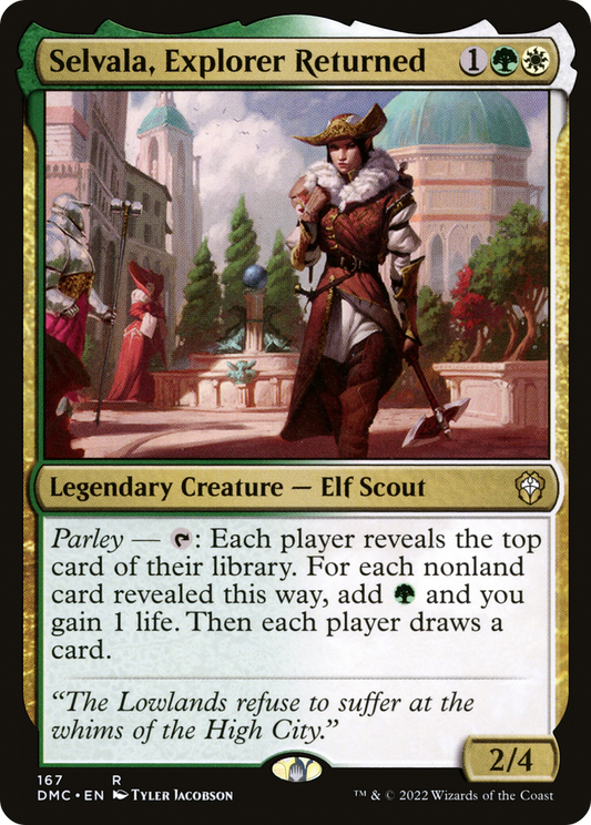 Selvala, Explorer Returned (DMC-167) - Dominaria United Commander - Premium MTG Single from Wizards of the Coast - Just $0.08! Shop now at Game Crave Tournament Store